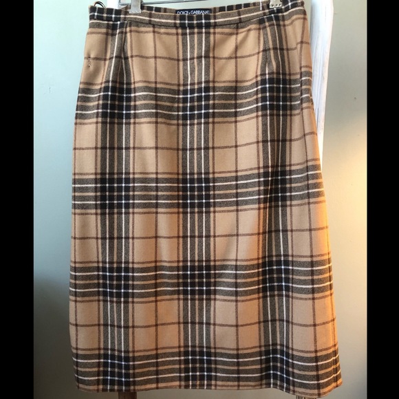 Dolce & Gabanna plaid lined long skirt - Picture 8 of 12
